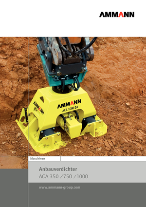 Piastre vibranti montabili Ammann ACA 1000