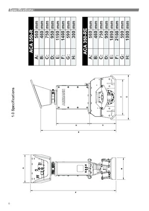 Piastre vibranti montabili Ammann ACA 350 R