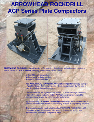 Piastre vibranti montabili Ammann ACP 200