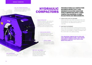 Piastre vibranti montabili Prodem PHC100