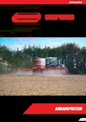 Irroratrice con barra montabile Gaspardo Tempo Ultra 1600 Isotronic