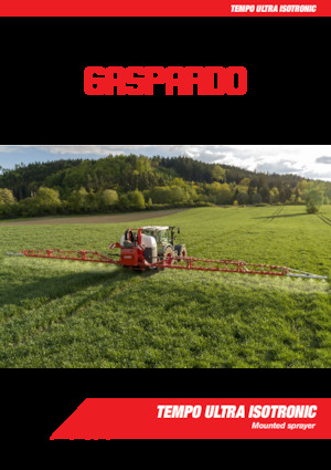 Irroratrice con barra montabile Gaspardo Tempo Ultra 1600 Isotronic