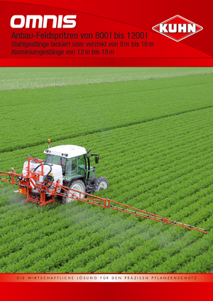 Irroratrice con barra montabile Kuhn Omnis 1000