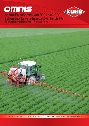 Irroratrice con barra montabile Kuhn Omnis 800