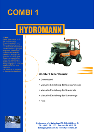 Spanditrici applicabili Hydromann Combi 1
