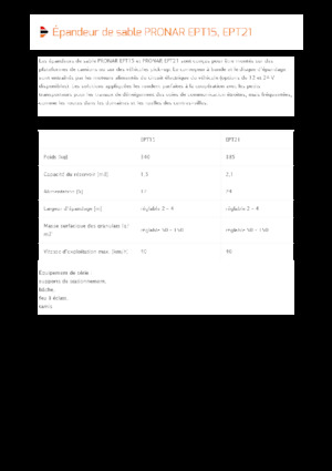 Spanditrici applicabili Pronar EPT 21