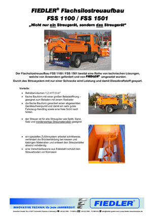 Spanditrici applicabili Fiedler FSS 1100