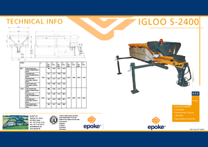 Spanditrici applicabili Epoke® Igloo S 2400
