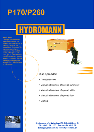 Spanditrici applicabili Hydromann P 260