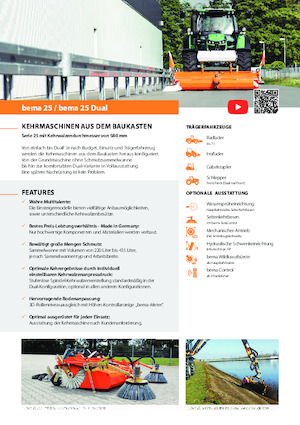 Spazzatrici stradali frontali Bema 25/2300