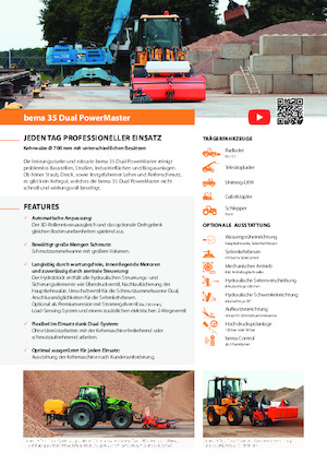 Spazzatrici stradali frontali Bema 35 Dual 2050