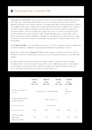 Spazzatrici stradali frontali Pronar Agata ZM 2000