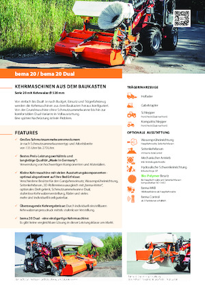 Spazzatrici stradali frontali Bema bema 20 Dual