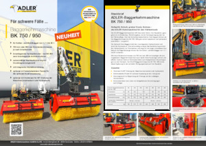 Spazzatrici stradali frontali Adler BK 950-240