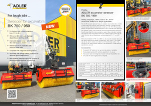 Spazzatrici stradali frontali Adler BK 950-240