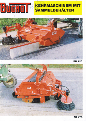 Spazzatrici stradali frontali Bugnot BR 120