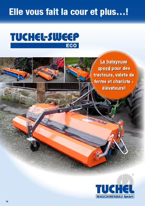 Spazzatrici stradali frontali Tuchel Eco 180 Ø 520