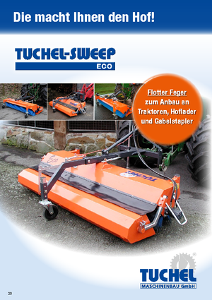 Spazzatrici stradali frontali Tuchel Eco 180 Ø 520