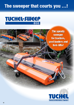 Spazzatrici stradali frontali Tuchel Eco 180 Ø 520