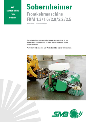 Spazzatrici stradali frontali Sobernheimer FKM 2.0