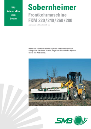 Spazzatrici stradali frontali Sobernheimer FKM 240