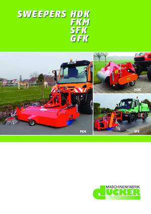 Spazzatrici stradali frontali Dücker HDK 1800