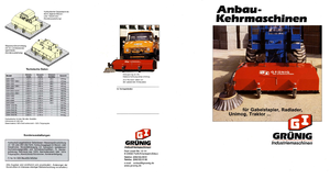 Spazzatrici stradali frontali Grünig GSW 1200 RL