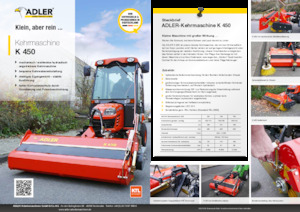 Spazzatrici stradali frontali Adler K 450-120