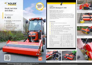 Spazzatrici stradali frontali Adler K 450-120