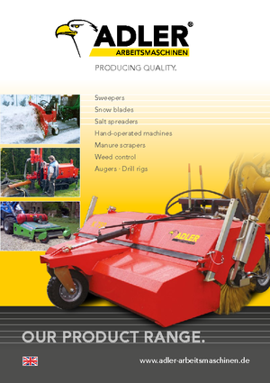 Spazzatrici stradali frontali Adler K 750-270