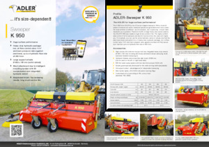 Spazzatrici stradali frontali Adler K 950-360