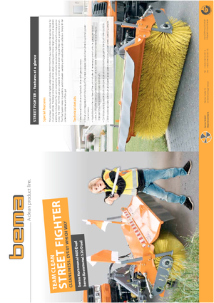 Spazzatrici stradali frontali Bema Kommunal 600 Dual 2050