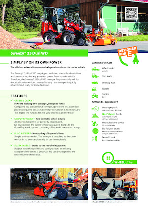 Spazzatrici stradali frontali Bema Sweezy 25 Dual WD