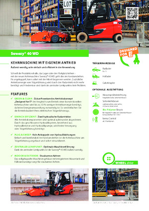 Spazzatrici stradali frontali Bema Sweezy 40 WD