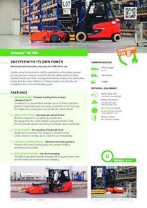 Spazzatrici stradali frontali Bema Sweezy 40 WD