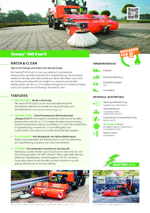 Spazzatrici stradali frontali Bema Sweezy 580 Dual E