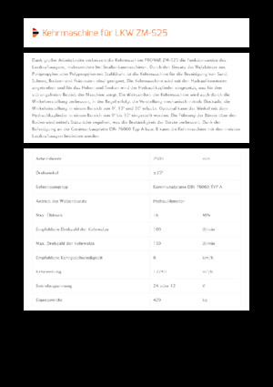 Spazzatrici stradali frontali Pronar ZM-S 25