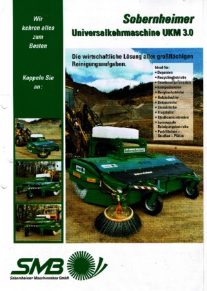 Spazzatrici stradali frontali Sobernheimer UKM 3.0