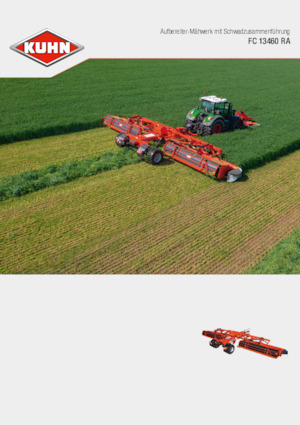 Combinazioni di falciatrici disco con condizionatore Kuhn FC 13460 RA