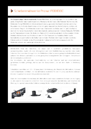 Combinazioni di falciatrici disco con condizionatore Pronar PDD 830 C