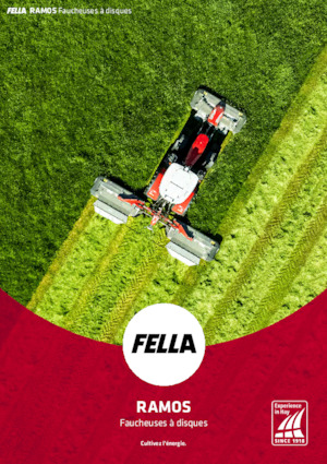 Combinazioni di falciatrici disco con condizionatore Fella Ramos 8612 TL-RC