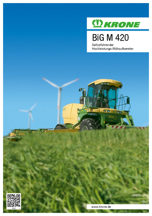 Falcia-condizionatrici Krone Big M 420 CV