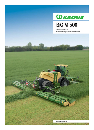 Falcia-condizionatrici Krone Big M 500 CV