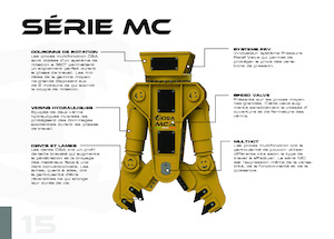 Pinza frantumatrice OSA Demolition Equipment MC 18 Uni