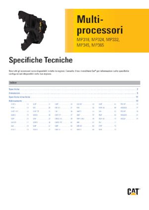 Pinza frantumatrice Caterpillar MP324D