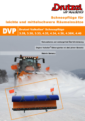 Spazzaneve plurivomeri Drutzel DVP 4.32