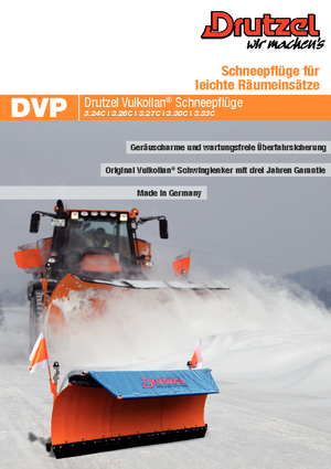 Spazzaneve plurivomeri Drutzel DVP 3.33