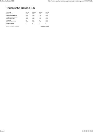 Spazzaneve plurivomeri Gmeiner GLS 270