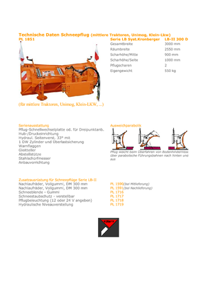 Spazzaneve plurivomeri Hydrac LB II 300  DP