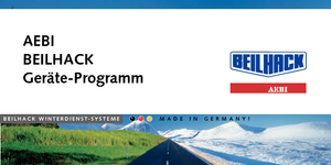 Spazzaneve plurivomeri Beilhack PVF 26-3